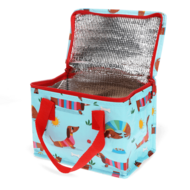 Rex London Sausage Dog Blue Lunchbag bij Greenpicnic
