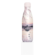 IZY Bottles Sunset Lake, RVS thermosfles in roze