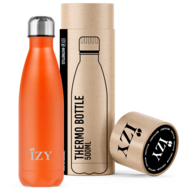 Oranje thermosfles van roestvrij staal - Izy Bottles