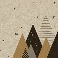 Paper Design Graphic Trees xmas servetjes eco lunch napkins van Naturals