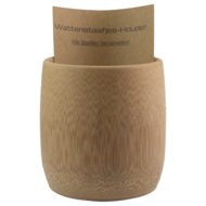 Loofys bamboe wattenstaafjeshouder verkrijgbaar bij officieel verkooppunt GreenPicnic