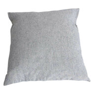 Light Blue upcycled denim kussen voorkant