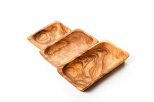 Olijfhouten bakjes Natural Luxery verkrijgbaar in small, medium en large bij GreenPicnic