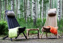 EcoFurn stoelen en bijzettafel van Nordisch hout