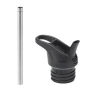 Klean Kanteen Flip Seal Sport Cap met RVS rietje