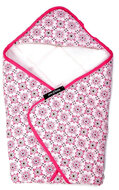 Keep Leaf Quilted baby wikkeldeken in roze Floral print