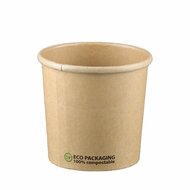 Kraft Bio soep of ijsbeker, milieuvriendelijke wegwerp beker