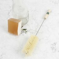 Plastic vrije flessenborstel