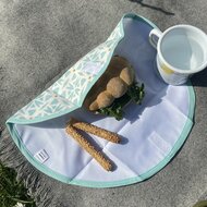 Keep Leaf lunchwrap Geo, opvouwbare lunchverpakking van biologisch katoen