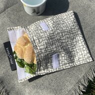 Keep Leaf Baggie Large mesh, herbruikbaar lunchzakje met brood