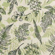 Duurzame wegwerp servetten met groene bladeren print