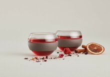 Glazen thee kopjes van lekue