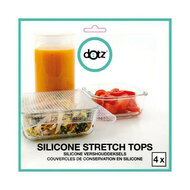 Dotz vierkante silicone vershouddeksels - Verkooppunt GreenPicnic