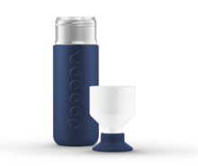 De Dopper Original thermosfles met bekertje Breaker Blue