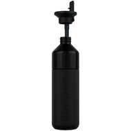 Dopper met Flip Straw Black, losse dop met rietje