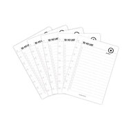 To do list bladen voor in het duurzame Correctbook