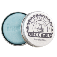 GreenPicnic verkoopt plastic vrije Blue Sort Cotton shampoo in blikje van Loofy's