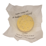 Yellow shampoo navulling zeepblokje van Loofys, verkrijgbaar bij GreenPicnic