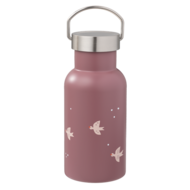 Fresk Noric Flask Swallow, roze thermosfles met RVS dop