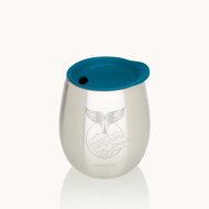 Gaspajoe roestvrijstalen beker met walvis gravure