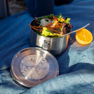 Gaspajoe Drummy 1100ml RVS lunchbox