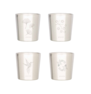 Gaspajoe Arty beker, kleine dubbelwandige RVS mok met gravure