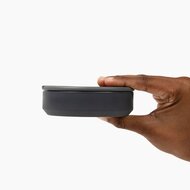 Opgevouwen silconen beker van Hunu in grijs