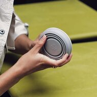 Hunu Collapsible Silicone Cup 355ml beige