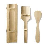 Bambu Utensils uit  1 stuks bamboehout