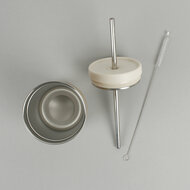 RVS rietje van Qwetch Cold Cup