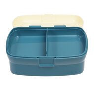 REX London broodtrommel blauw met vakjes