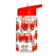 Sass and Belle Fire Engine drinkfles met rietje, GreenPicnic