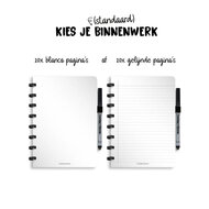Correctbook met lijntjes of blanco pagina