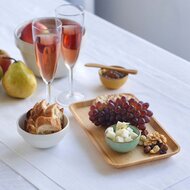 Bambu Rectangle Serving Tray, klein dienblad van bamboe hout