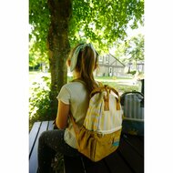 R-PET rugtasje met teckel print van The Cotton Cloud