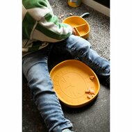 The Cotton Cloud siliconen lunchbox in geel