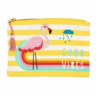 Lovely Planet Etui van Biologisch Katoen - Good Vibes