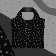 Ecozz opvouwbare rPET shopper Paws - Verkooppunt GreenPicnic