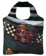 Ecozz opvouwbare tasjes van gerecyclede Petflessen met doodskop print