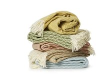 Klippan plaids van gerecyclede wol, Lovik stapel dekens