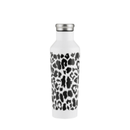 Typhoon pure RVS drinkfles met leopard print