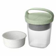 Koziol Buddy snackpot met inzetbakje 500ml Organic