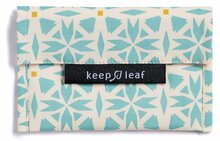 Keep Leaf herbruikbaar lunchzakje met blauwe ruit print