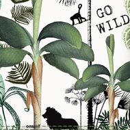 Jungle print van Studio Onszelf op Ecozz opvouwbaar tasje