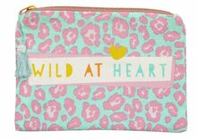 Lovely Planet etui met Wild at Heart print van biologisch katoen