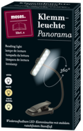Moses Panorama klem leeslampje wit in doosje bij Greenpicnic