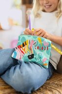 Lovely Planet etui met zebra van biologisch katoen
