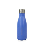 Kleine 260ml RVS thermosfles in blauw