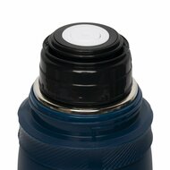 Blauwe Retulp thermosfles dubbelwandig van RVS 