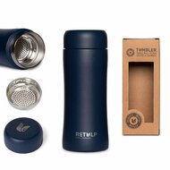 Retulp Tumbler Donkerblauw, dubbelwandige theebeker